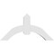 Ekena Millwork Archdale Architectural Grade PVC Gable Bracket, 48"W x 24"H x 6"D x 6"F, 12/12 Pitch GBP048X24X0606ARC00 - alternate 2